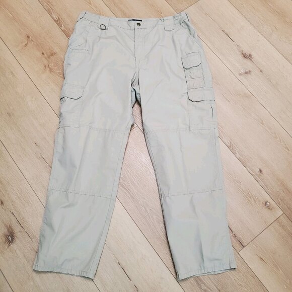 5.11 Tactical Series Pants Mens 40 x 32 Khaki Beige Utility Military Police - Picture 1 of 13